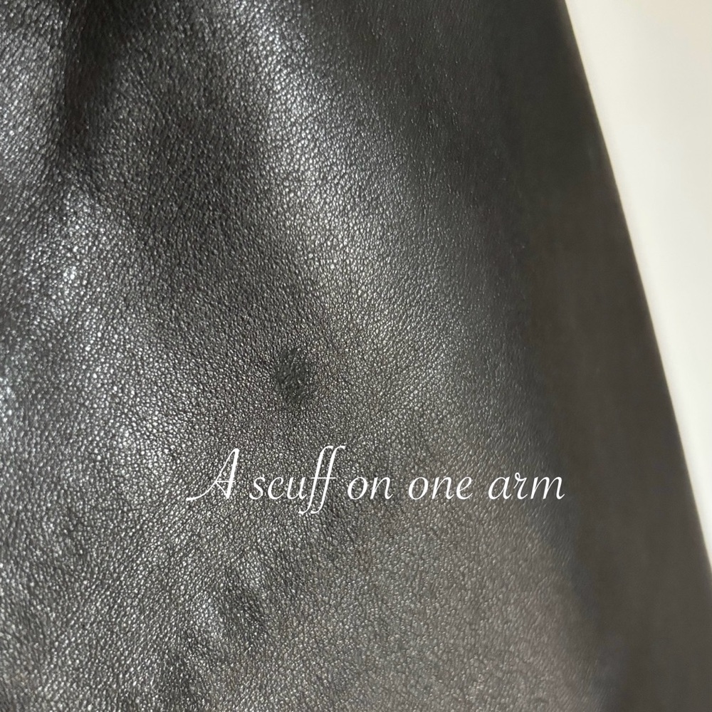 Danier Black Leather Button-Front Coat - Picture 16 of 16